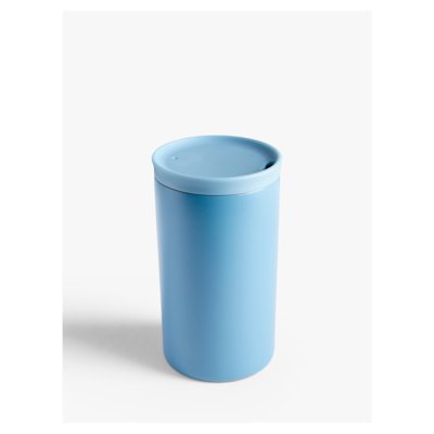 John Lewis Stainless Steel Travel Cup Blue