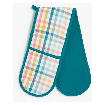 John Lewis Scandi Stripe Double Oven Gloves