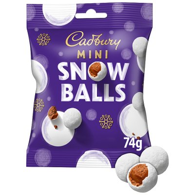 Cadbury Mini Snowballs Milk Chocolates Bag