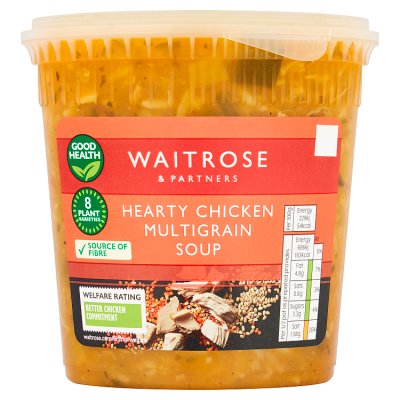 Waitrose Hearty Chicken Multigrain Soup
