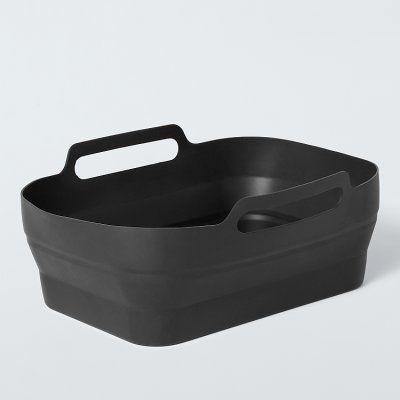 John Lewis Air Fryer Collapsible Silicone Liner, Individual, Rectangular, L23.5x W17.5 x H10cm