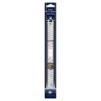 Helix Oxford Clear Folding Ruler 30cm