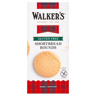 Walker's Gluten Free Shortbread Rounds