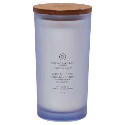 Chesapeake Bay Serenity & Calm Scented Large Candle Jar, Lavender & Thyme
