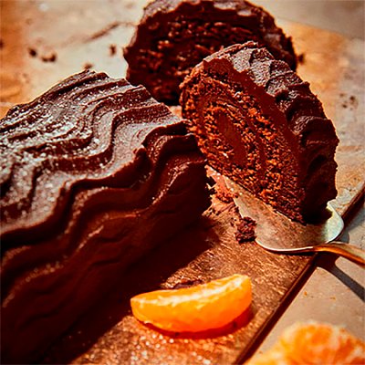 Christmas Gluten Free Chocolate Yule Log