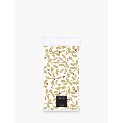 Gold Holly Tablecloth