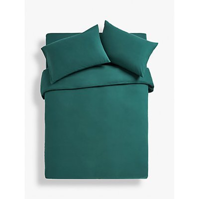 Brushed Cotton Duvet Cover King Size Green