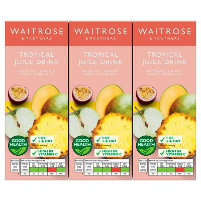Waitrose Kids Tropical Juice Drink