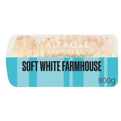 Waitrose Soft White Farmhouse Sliced Bread
