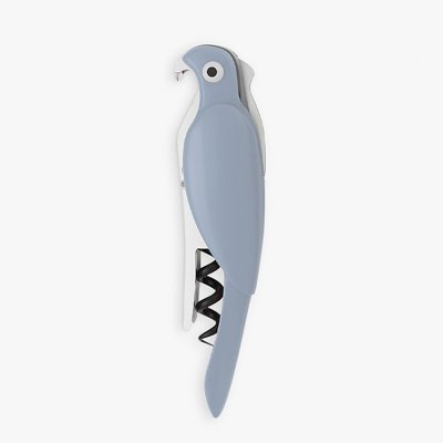 Uberstar Budgie Wine Bottle Opener, Blue
