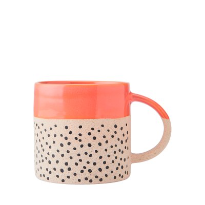 Mikasa Stoneware Mug, Orange Glaze, 390ml