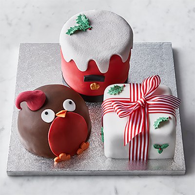 Waitrose ENT Xmas Trio of Mixed Cakes