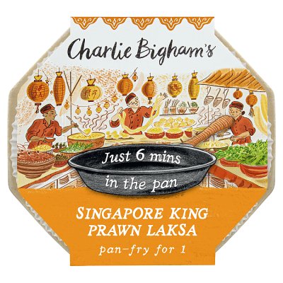 Charlie Bigham's Pan Fry Singapore King Prawn Laksa for 1