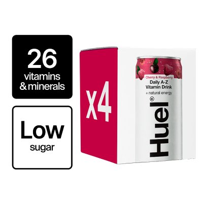 Huel Cherry & Raspberry Daily A-Z Vitamin Drink
