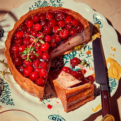 No. 1 Pork, Turkey & Cranberry Pie