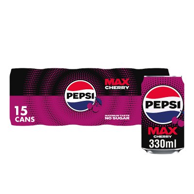Pepsi Max Cherry Cans No Sugar