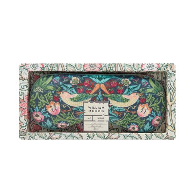 William Morris At Home Meadow Green Lavender Filled Velvet Eye Mask