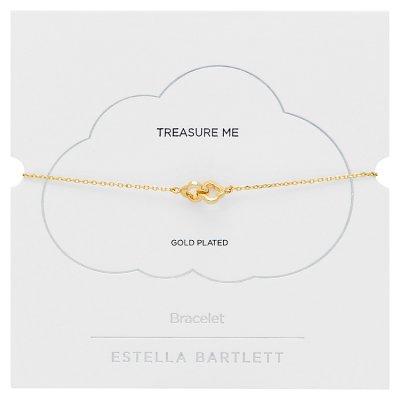 Estella Bartlett Linked Flower Bracelet