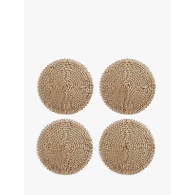 Anyday Scalloped Edge Braided Placemat x4
