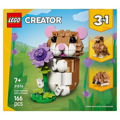 LEGO Cute Hamster With A Flower 31376