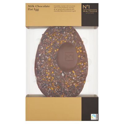 No.1 Milk Chocolate Flat Easter Egg