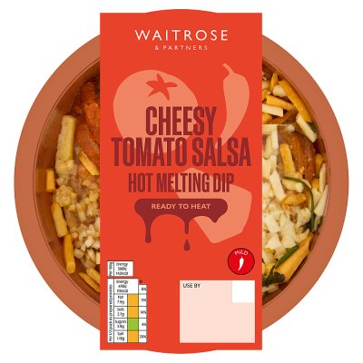 Waitrose Cheesy Tomato Salsa Hot Melting Dip