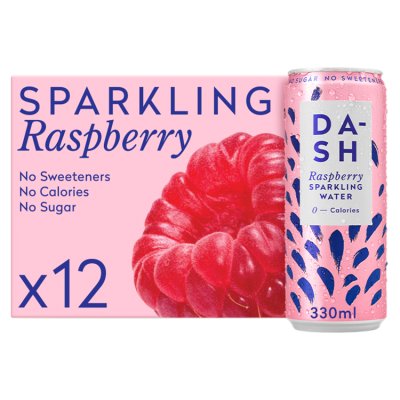 DASH Raspberry Infused Sparkling Water