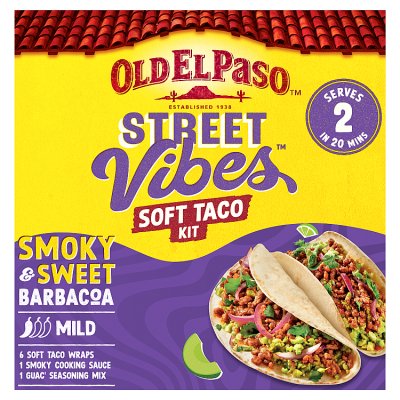 Old El Paso Street Vibes Barbacoa Soft Taco Kit