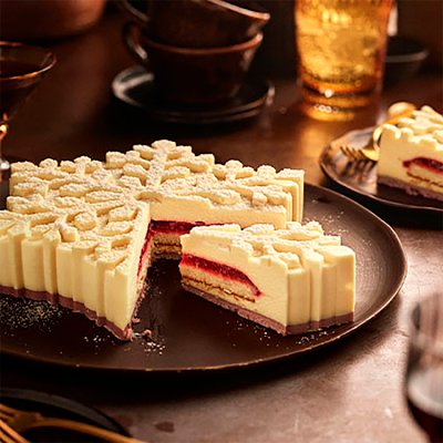 No.1 Frosted Raspberry Snowflake