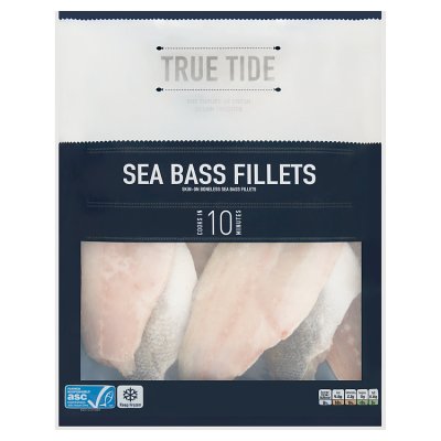 True Tide Frozen Seabass Fillets