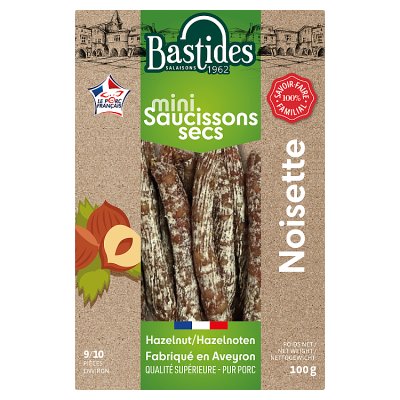 Bastides Mini Saucissons Secs Hazelnut