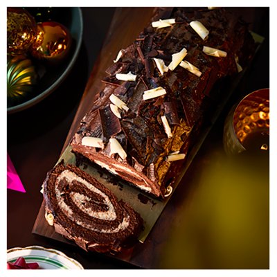 Waitrose ENT No1 Triple Choc Yule Log