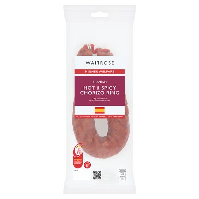 Waitrose Spanish Hot & Spicy Chorizo Ring