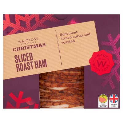 Waitrose Xmas Sliced Ham Joint