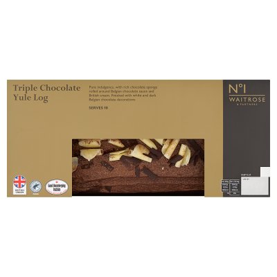 No.1 Triple Chocolate Yule Log