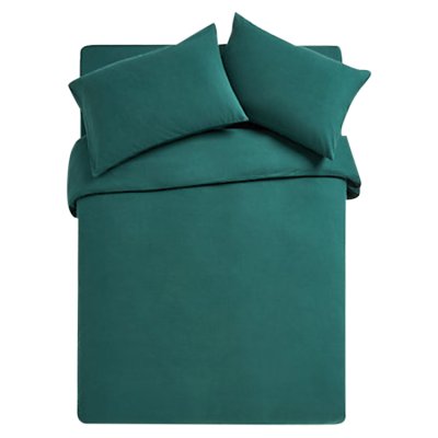 Brushed Cotton Duvet Cover Double Green