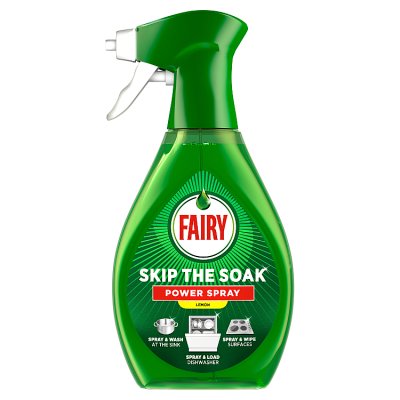 Fairy Skip the Soak Power Spray Hand Dishwashing Lemon