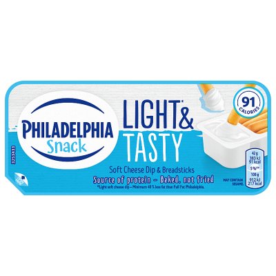 Philadelphia Snack Soft Cheese Dip & Breadsticks