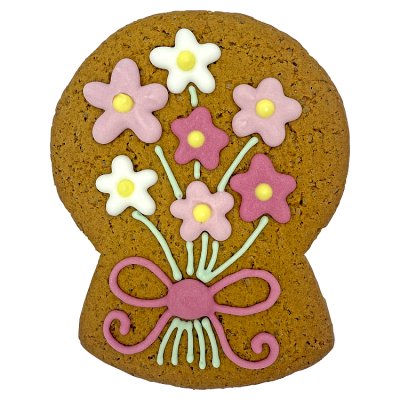 Iced Gingerbread Flower Bouquet