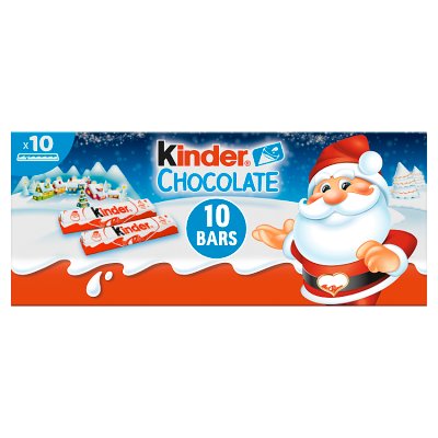 Kinder Christmas Small Milk Chocolate Multipack 10 Bars