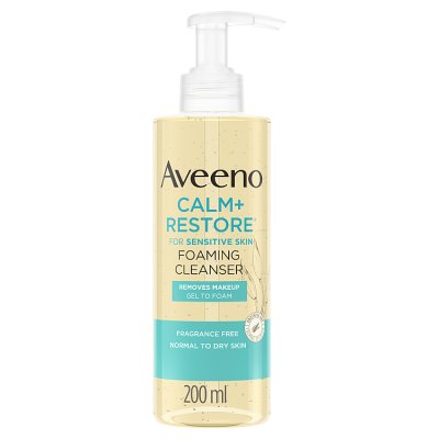 Aveeno Calm & Restore foaming Cleanser