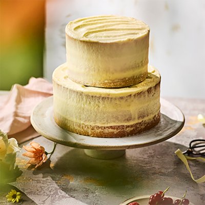 Two Tier Naked Cake