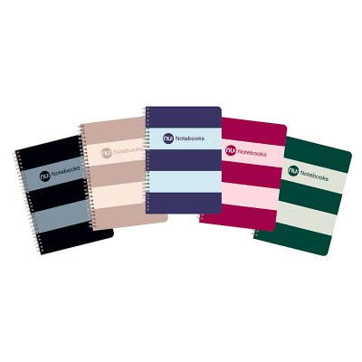 Nu: Stripes A5 Assorted Notebook