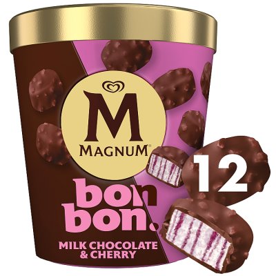 Magnum Bonbon Cherry & Milk Chocolate Ice Cream Frozen Snack