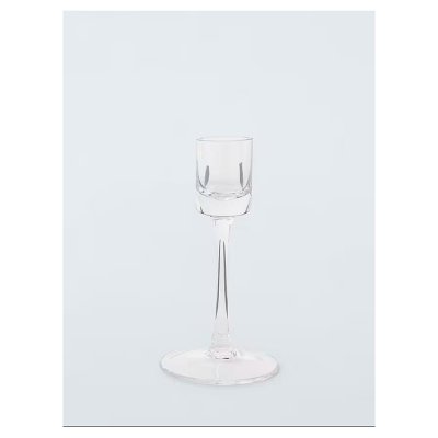 John Lewis Glass Candle Stick, H13cm