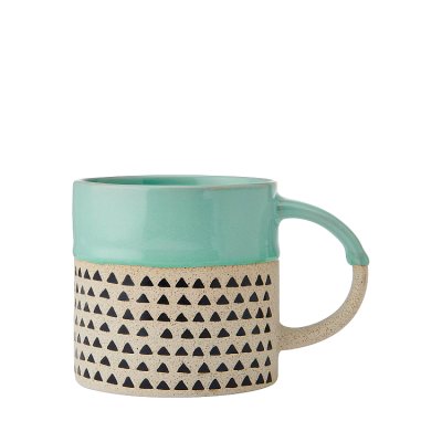 Mikasa Stoneware Mug, Green Glaze, 390ml