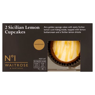 No.1 2 Sicilian Lemon Cupcakes