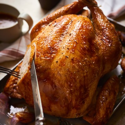 Higher Welfare Turkey with Giblets