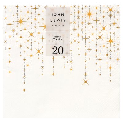 Talking Tables Celebration Stars Napkins 33cm 20 pack