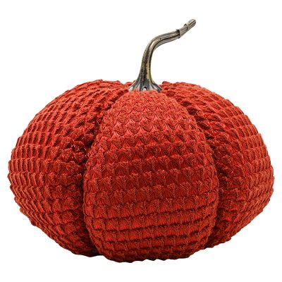 Country Living Pumpkin Doorstop, Rust